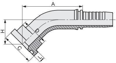 Rising Repeat Buyers′ Choice Crimp Fittings for Hydraulic Hoses Connectors Hydraulic Pipe Fittings 87641