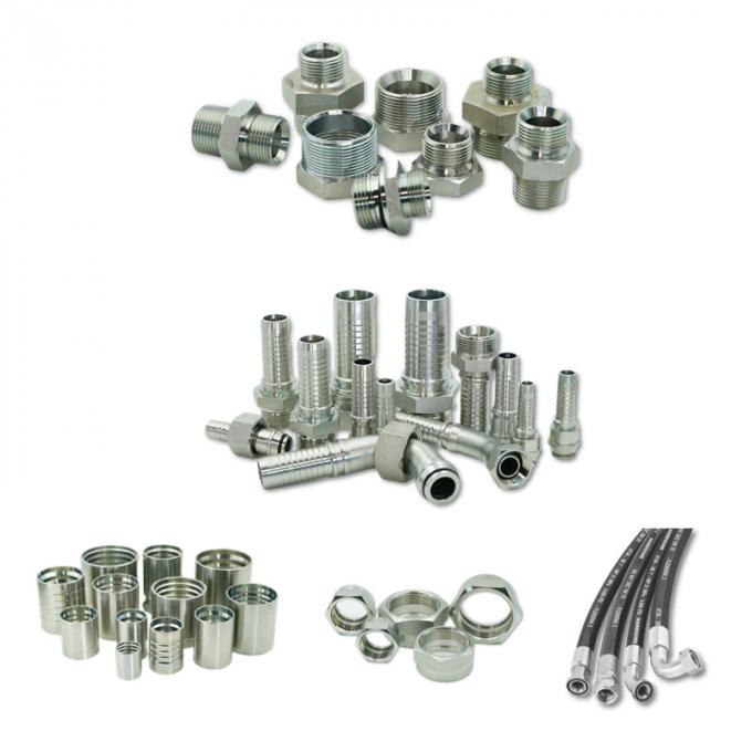 Rising Repeat Buyers′ Choice Crimp Fittings for Hydraulic Hoses Connectors Hydraulic Pipe Fittings 87641