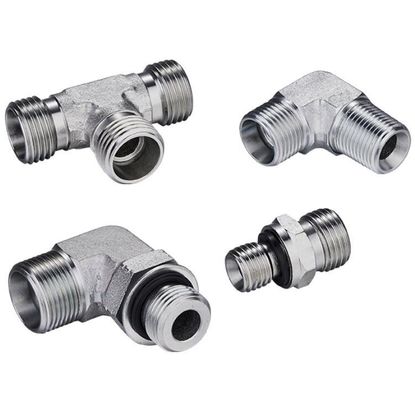 1CH Vantagem do fio masculino tubo hidráulicoFittings Adaptador hidráulico de cotovelo de 90 graus