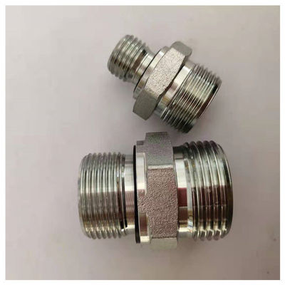 Folha galvanizada DIN Tipo de mordida Metric Thread Stud Ends com O-Ring ISO 6149 de OEM