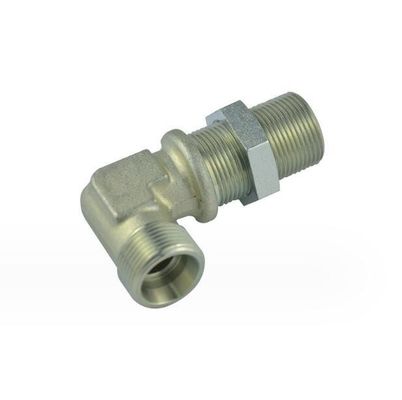 Tubos hidráulicos de aço carbono médio 90o Fittings de parede do cotovelo para operação suave