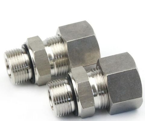 Acessórios de terminação de mangueira de adaptador hidráulico da série 1CB para vedação de cone de 60 graus de fio Bsp