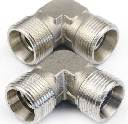 1C9 1D9 Adaptadores de mangueiras reutilizáveis de ligação masculina Cotovelo para tubos de luz da série métrica
