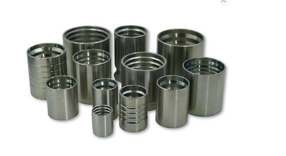 Ferrule de mangueira hidráulica redonda de aço inoxidável Ferrule terminal para alta pressão