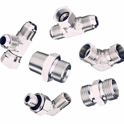 Acessórios para tubos hidráulicos Jic femininos Acessórios para mangueiras hidráulicas Jic duplo hexadecimal reutilizáveis