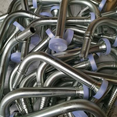 Acessórios de mangueira hidráulica de aço inoxidável/carbono Acessórios de flange de cotovelo de 90 graus