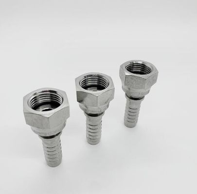 Conexão feminina PT NPT Bsp Jic Acero inoxidável Acessórios hidráulicos flexíveis de mangueiras 26711