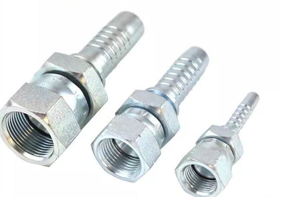 Jic Bsp Metric SAE Parker Standard Flange Hose Fitting com Swaged Hidráulico