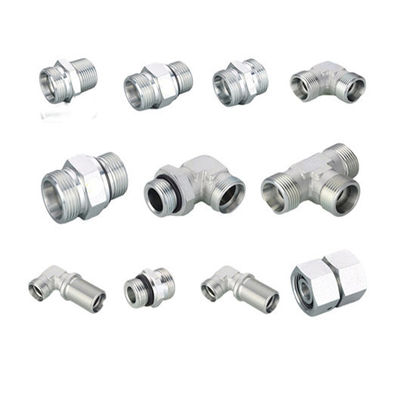 Cabeça redonda galvanizado folha de aço inoxidável adaptador hidráulico 90 graus cotovelo
