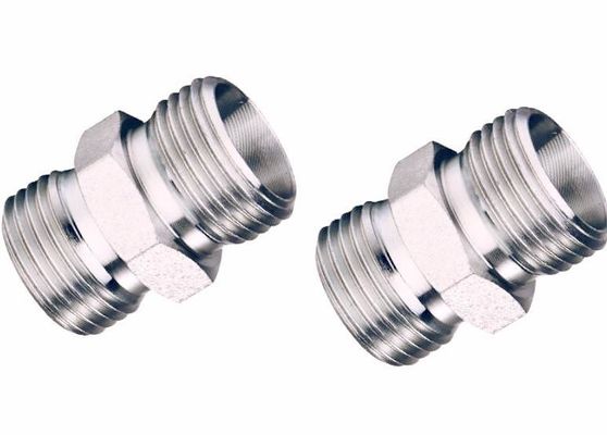 Aço inoxidável JIC Adaptadores femininos para tubulações de escavadeiras hidráulicas Conectar
