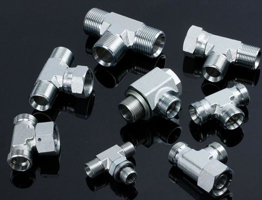Adaptadores O-Ring Bsp de cabeça redonda galvanizados de folha 90 cotovelo com excelente durabilidade