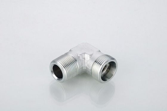Adaptador de aço inoxidável galvanizado reutilizável para mangueira hidráulica métrica e americana