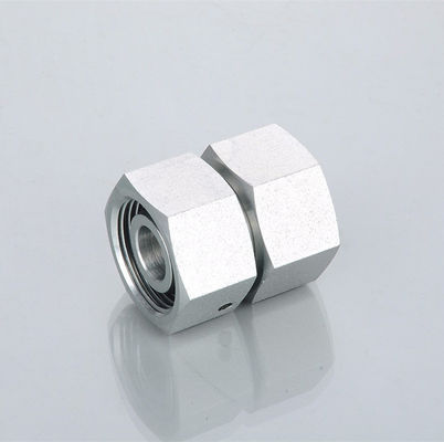 Adaptador hidráulico de tubo reto com tubulação giratória 3c-W 3D-W
