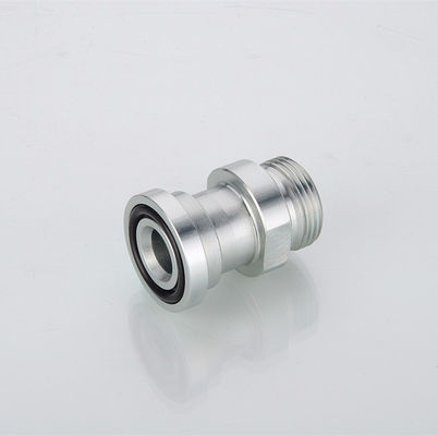 Cabeça redonda métrica macho adaptador de tubo hidráulico tipo de mordida flange 1CFL 1dfs com métrica