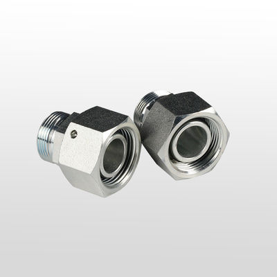 Cabeça hexagonal Swagelok Tubos hidráulicos de tipo mordida com fio métrico com vedação cativa