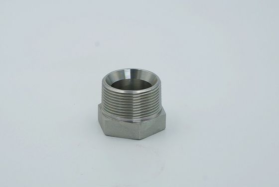 Folha galvanizada Adaptador de conexão masculino tubulação BSPT Hex Plug para 4t-Sp hidráulico
