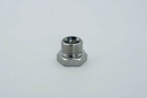 Folha galvanizada Adaptador de conexão masculino tubulação BSPT Hex Plug para 4t-Sp hidráulico