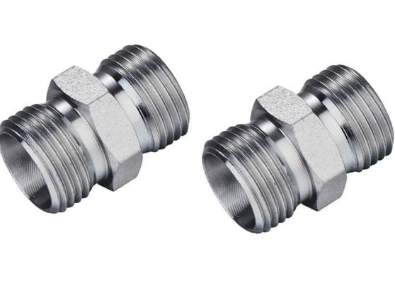 Fittings de adaptador de mangueira hidráulica de aço carbono médio