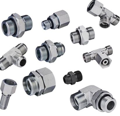 OEM DIN Tubos de acessórios Bsp Thread Stud terminações com O-Ring Sealing 1cg Adaptador hidráulico