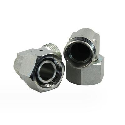 Adaptador hidráulico de junção de transição masculina de 90 graus com cabeça hexagonal 2c9