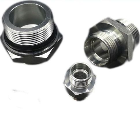 Aço de carbono médio 1cm-Wd 1dm-Wd Mangueira hidráulica com fio métrico com vedação cativa