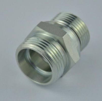 Hexagon Head Medium Carbon Steel Reusable Metric/Metric Straight Adapter com Seal Washer