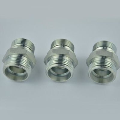 Linhas de tubulação Conectar folha galvanizada 1CB / 1dB Bsp Filamento com selo cativo adaptador hidráulico DIN de tubulação