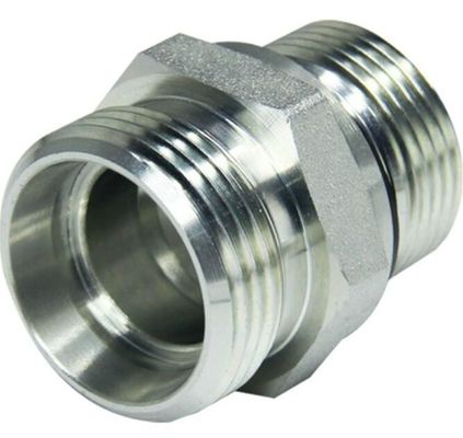 Linhas de tubulação Conectar Bsp Thread 60 Stud Ends Adaptador de mangueira hidráulica Tubos de borracha 1CB