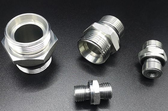 Linhas de tubulação Conectar Bsp Thread 60 Stud Ends Adaptador de mangueira hidráulica Tubos de borracha 1CB