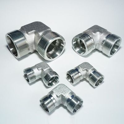 Folha galvanizada 90 graus Cotovelo Jic Acero carbono Acessórios 1c9 giratórios Junção hidráulica Acessórios inoxidáveis Hidráulica