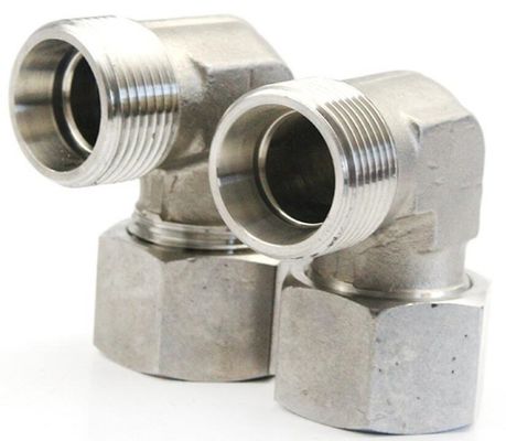 Válvula de esfera de alta pressão 90 Elbow Adaptador hidráulico