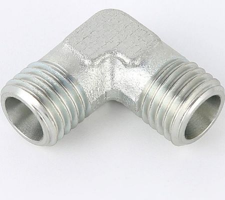 1C9 1D9 Conector de mangueira hidráulica 90 graus Adaptador de montagem hidráulica
