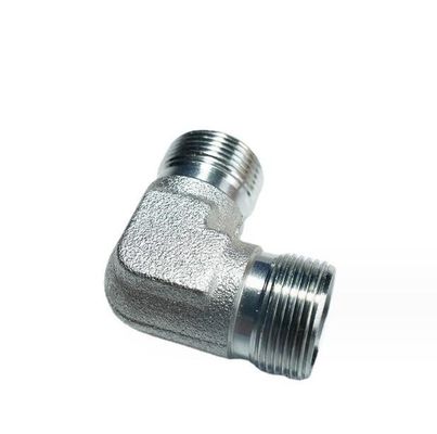 Acessórios hidráulicos de cotovelo de aço carbono padrão SAE 1c9 1d9 fios masculinos longa vida útil