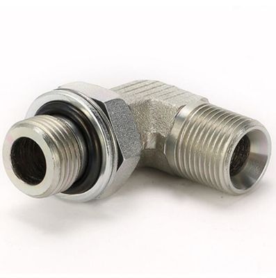 O-ring de aço inoxidável selo de rosto 90 graus união 3/8 cotovelo ajustável tamanho personalizado