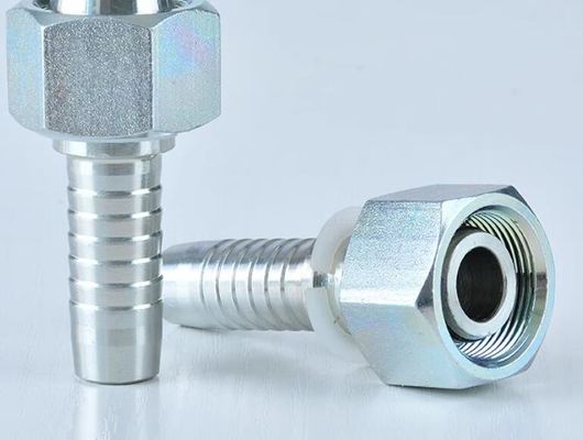 Acero inoxidável Metric Female 24 graus Cone O-ring Accesório hidráulico para conexão de mangueira