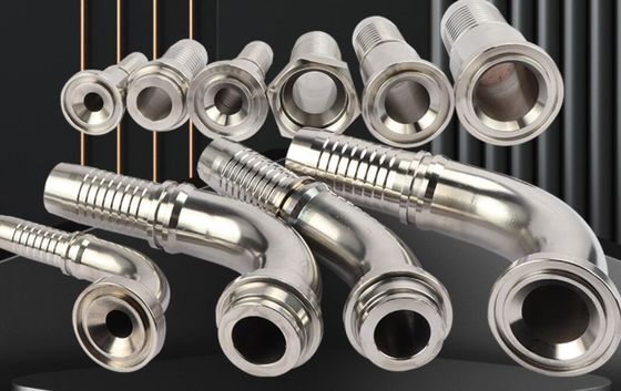 Folha galvanizada Acessórios de mangueira de compressão hidráulica Acessórios de tubos 87641 DIN Standard