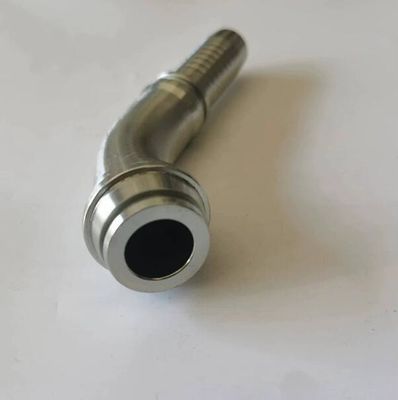 Instalação de tubos de bloqueio de aço inoxidável 87641 para mangueira hidráulica SAE 9000 Psi