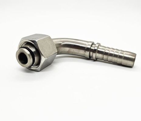 Métrica O-Ring Seal Joint Rotável Cotovelo Hidráulico Tubos de Instalação 20591 Alta temperatura