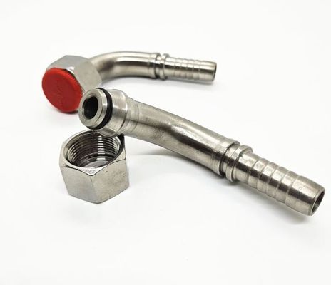 Métrica O-Ring Seal Joint Rotável Cotovelo Hidráulico Tubos de Instalação 20591 Alta temperatura