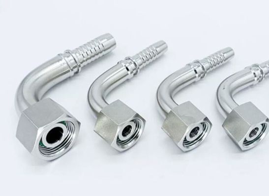 Fitação de mangueira hidráulica de engarrafamento de aço inoxidável/carbono Female Metric 24 Cone Seal L
