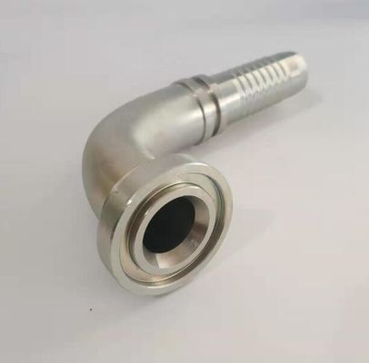 Folha galvanizada 3000 psi Flange hidráulica de uma peça de 90 graus