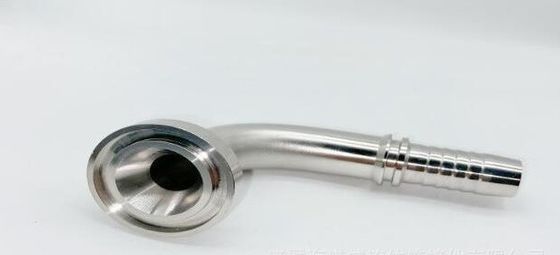 Acessórios de flange de 90 cm de altura de aço inoxidável de cabeça redonda para mangueira hidráulica 3000 psi
