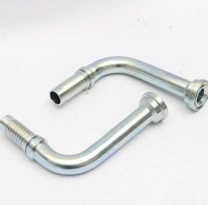Acessórios de flange de 90 cm de altura de aço inoxidável de cabeça redonda para mangueira hidráulica 3000 psi