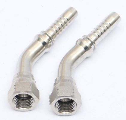 Long Life Working Jic Feminino 74 Cone Seat Flat Stainless Steel Hose Connector Fittings