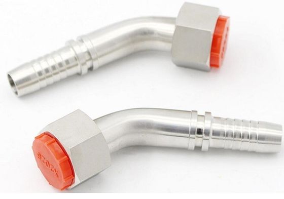 Linhas de tubulação Conectar 20441 Aço carbono Métrico 24 Cone Selo Hidráulico Crimp tubulação