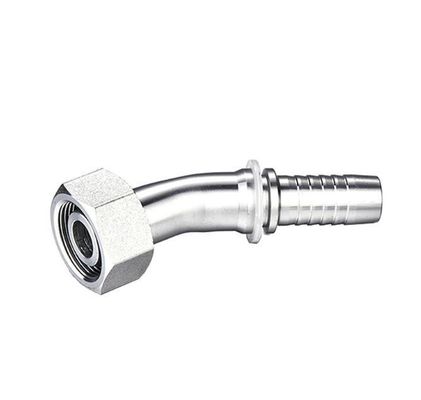 20441 Aço carbono Ss 45 graus Cotovelo Feminino Metric Hidráulico mangueira adaptador de tubos