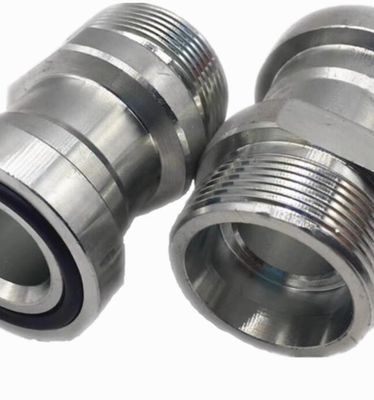 Conexão masculina Tipo de mordida métrica SAE Flange 3000 Psi Adaptador com cabeça redonda