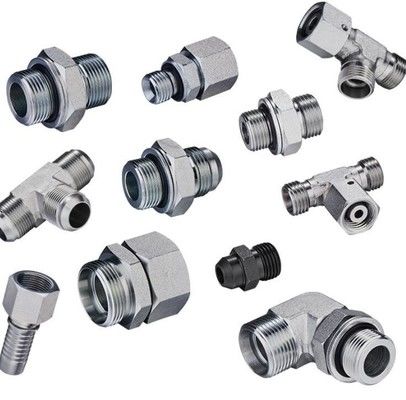 Adaptadores de mangueira hidráulica de cabeça hexagonal para acessórios de engate de mangueira de aço inoxidável