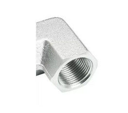 Adaptador hidráulico de aço inoxidável com cotovelo de 90 graus 7t9