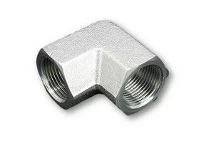 90 graus de cotovelo Tee Fitting BSPT Feminino Adaptador hidráulico de aço inoxidável 7t9 NPT Thread Fitting